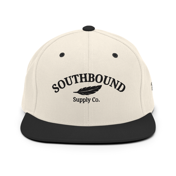 Southbound Panel Hat – Six‑Panel Flat Brim Hat with Snapback Closure | Southbound Supply Co.