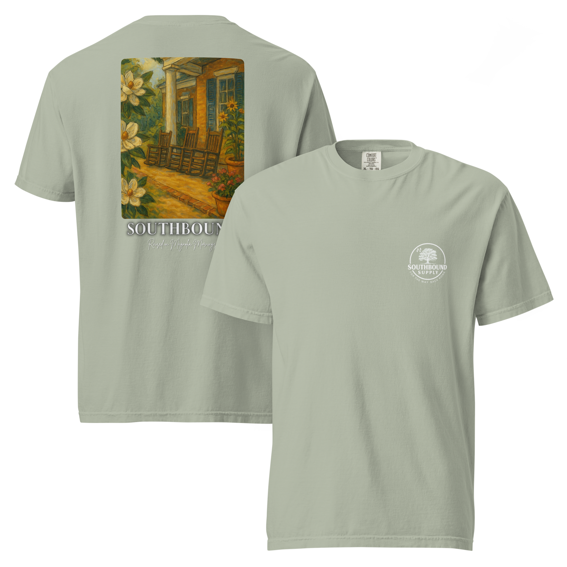 Magnolia Mornings Tee | Crew Neck Tees | Southbound Supply Co.