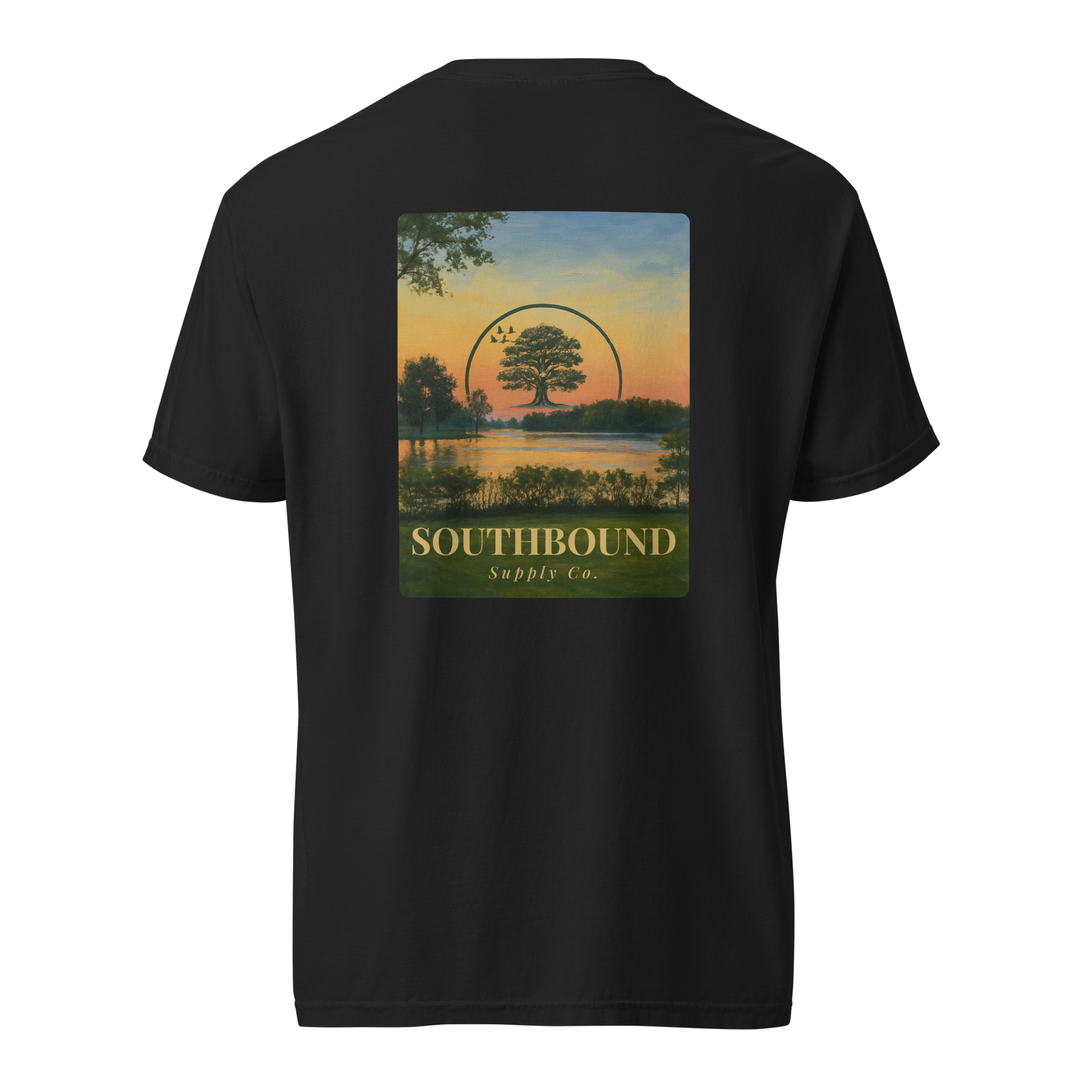 Black Graphic Tees | Lake Still Tees | Southbound Supply Co.