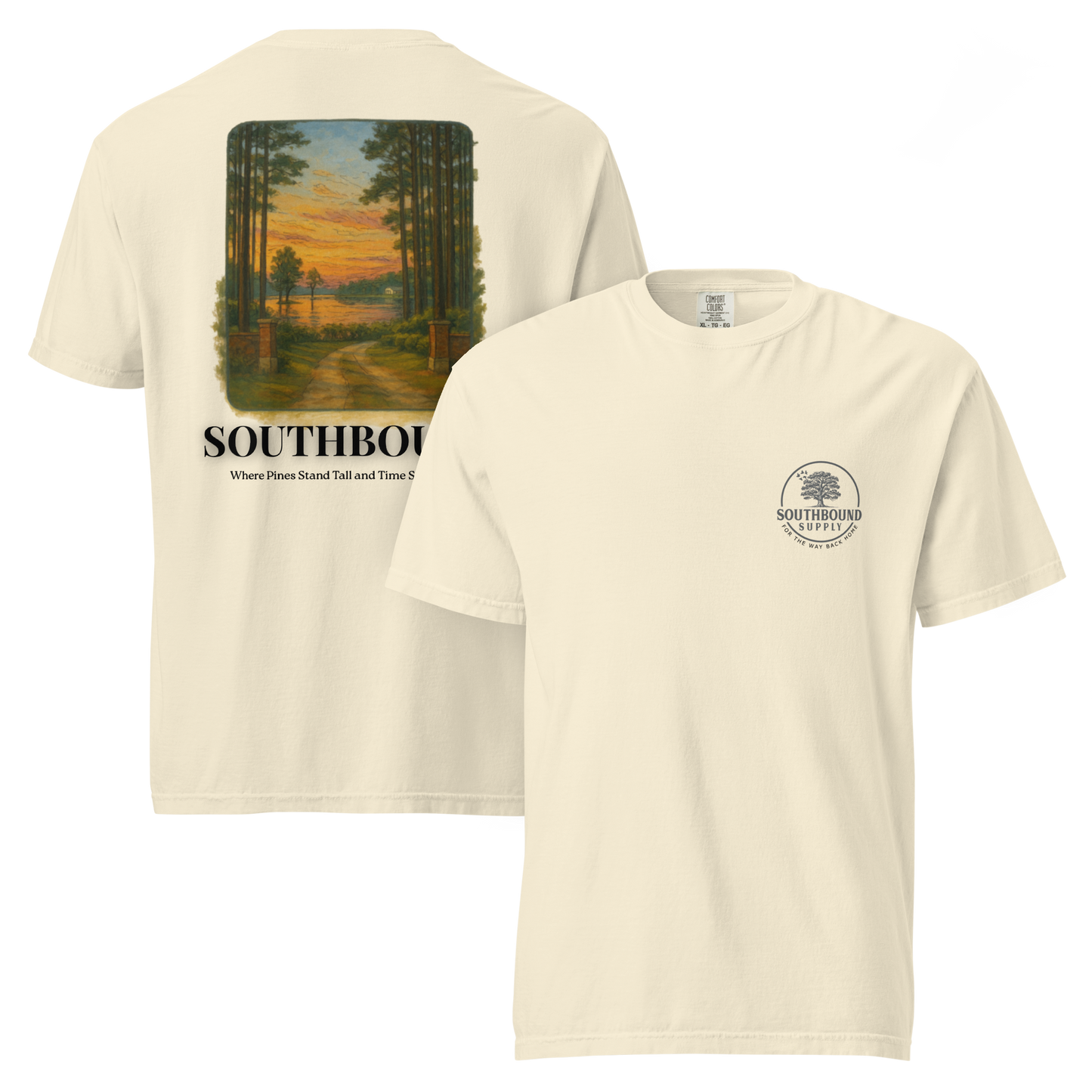 Ivory Graphic Tee | Pine Tree Graphic Tee | Southbound Supply Co.